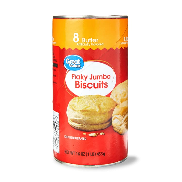 Great Value Butter Flavor Flaky Jumbo Biscuits