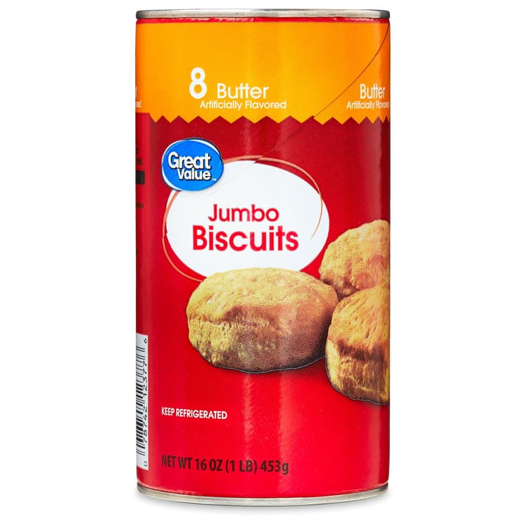 Great Value Butter Flavor Jumbo Biscuits