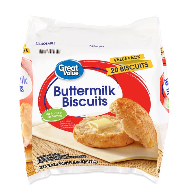 Great Value Buttermilk Biscuits 20 Biscuits