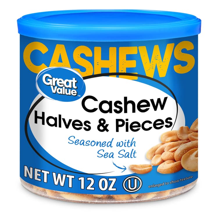 Great Value Cashew Halves &
