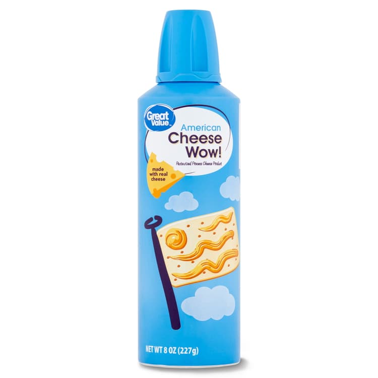 Great Value Cheese Wow! Spray Cheese, American Cheese