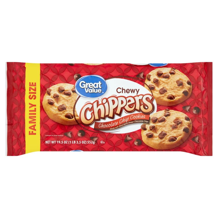 Great Value Chewy Chocolate Chip Cookies, Family Size