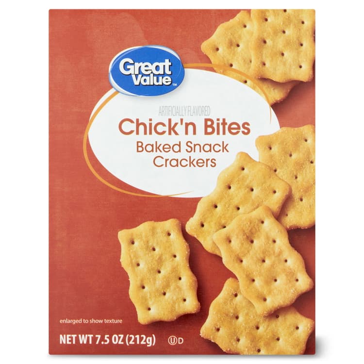Great Value Chick'N Bites Baked Snack Crackers