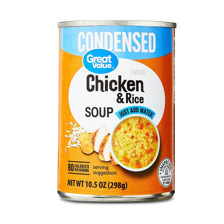 Great Value Chicken And Rice Condensed Soup