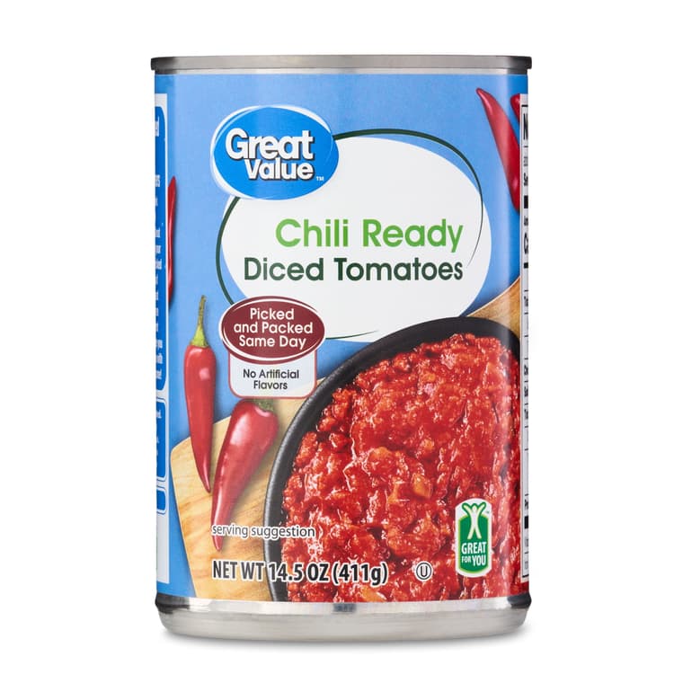 Great Value Chili Ready Diced Tomatoes