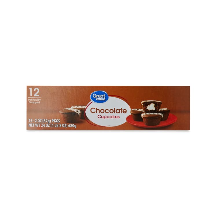 Great Value Chocolate Cupcakes