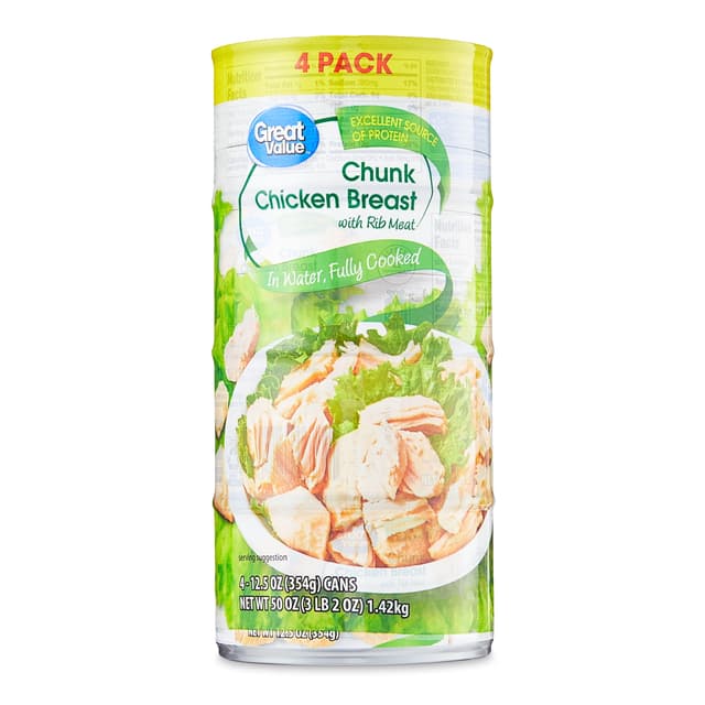 Is it Vegan? Great Value Chunk Chicken Breast