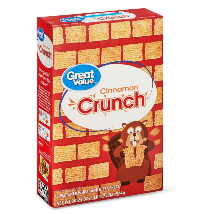 Great Value Cinnamon Crunch Breakfast Cereal