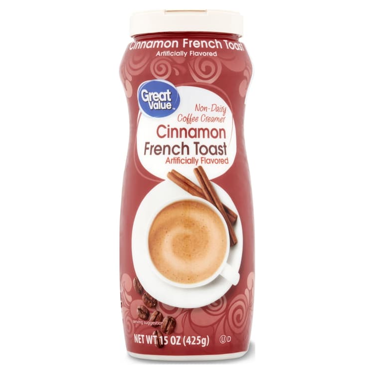 Great Value Cinnamon French Toast Non-Dairy Coffee Creamer