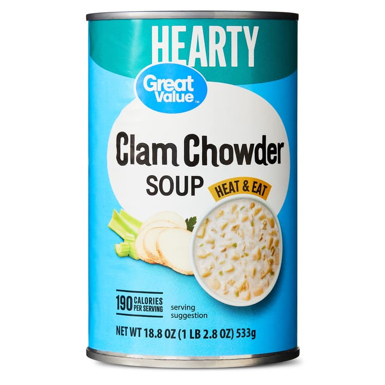 Great Value Clam Chowder Soup