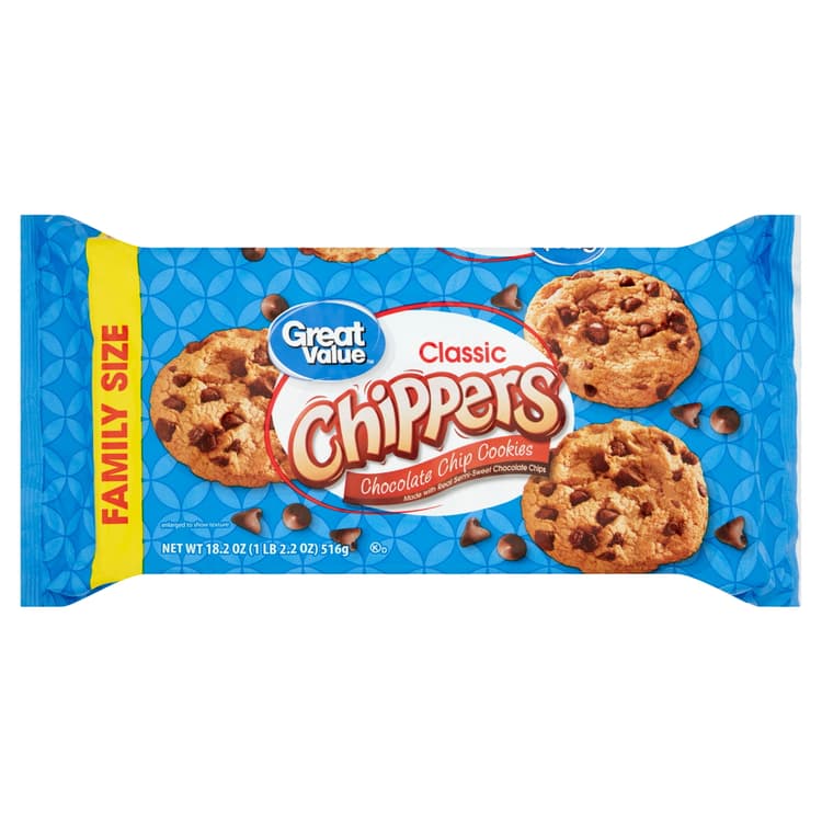 Great Value Classic Chocolate Chip Cookies, Family Size