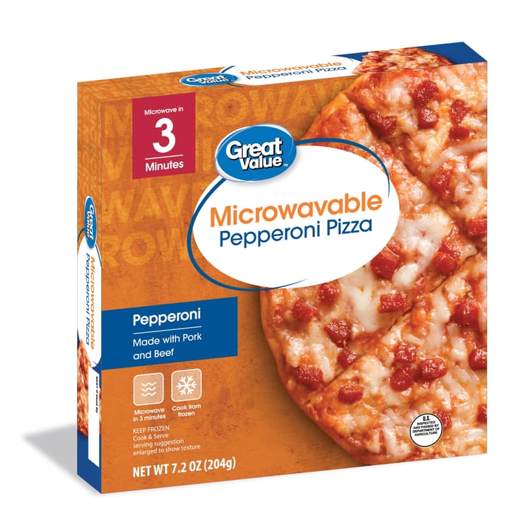 Great Value Classic Crust Pepperoni Microwave Pizza
