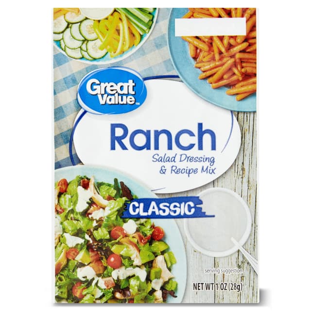 Is it Artificial Food Coloring Free? Great Value Classic Ranch Salad Dressing & Recipe Mix