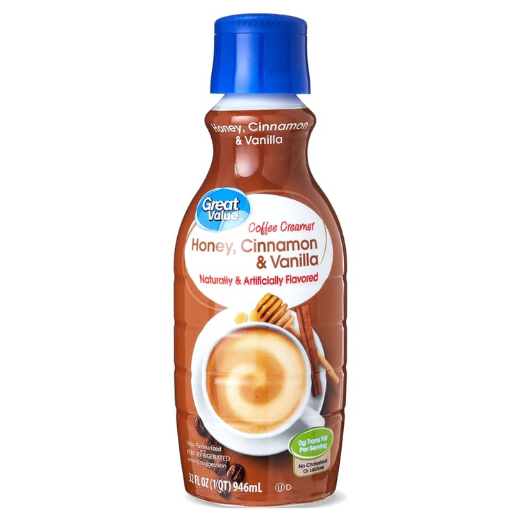 Great Value Coffee Creamer, Honey Cinnamon & Vanilla