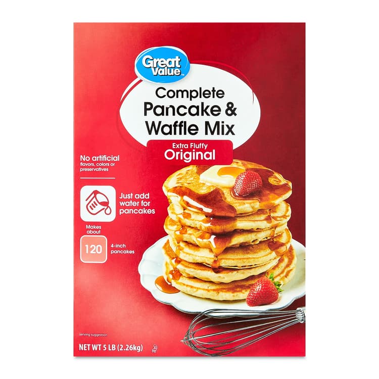 Great Value Complete Pancake & Waffle Mix Original