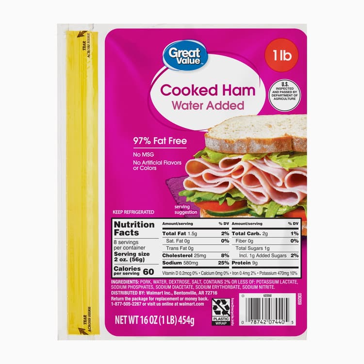 Great Value Cooked Ham