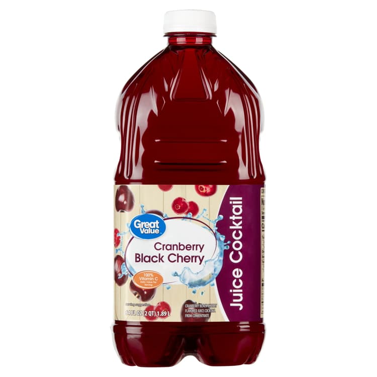 Great Value Cranberry Black Cherry Juice Cocktail
