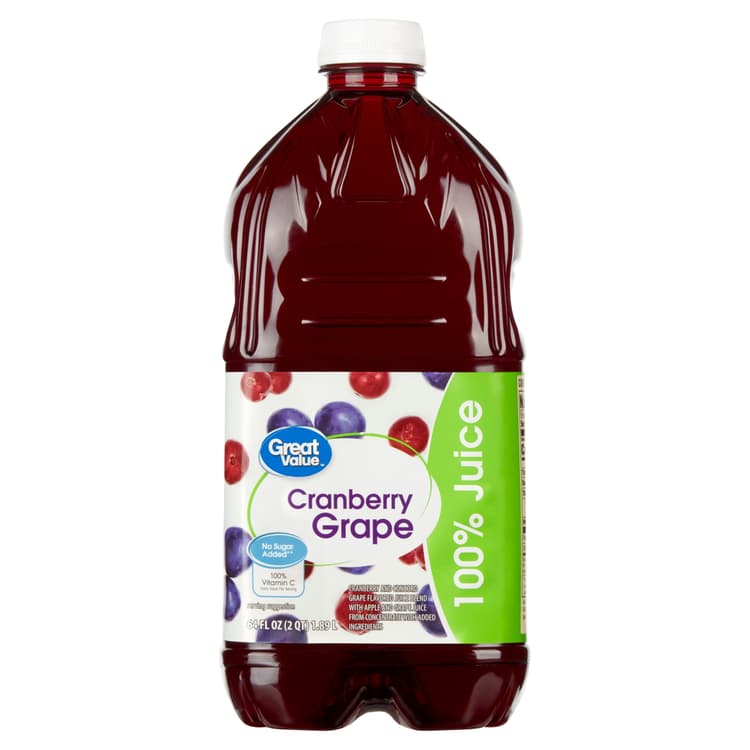 Great Value Cranberry Grape 100% Juice