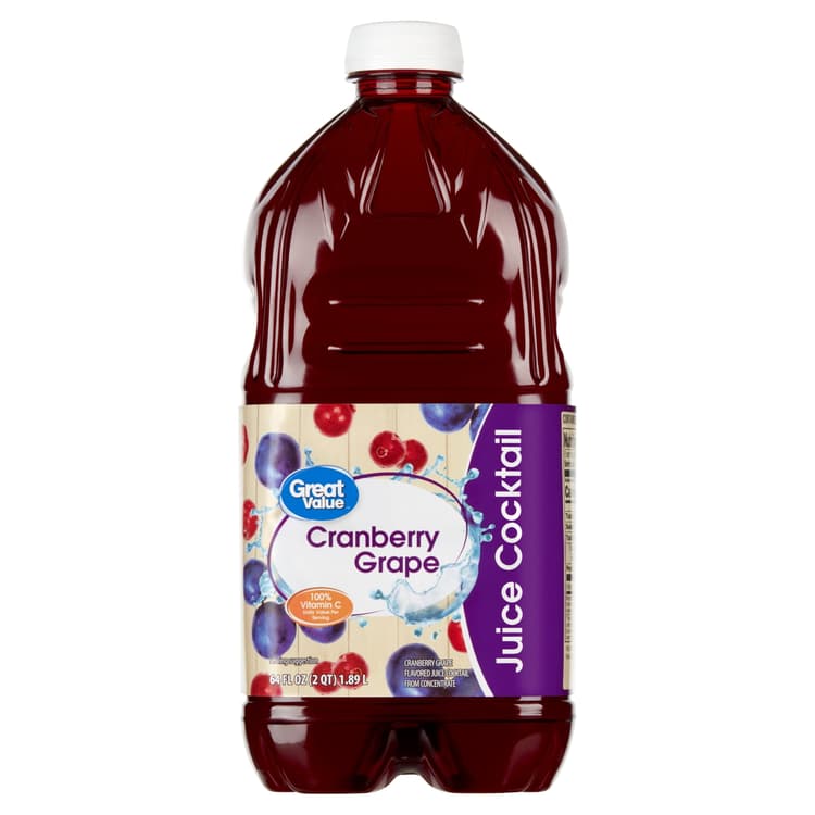 Great Value Cranberry Grape Juice Cocktail