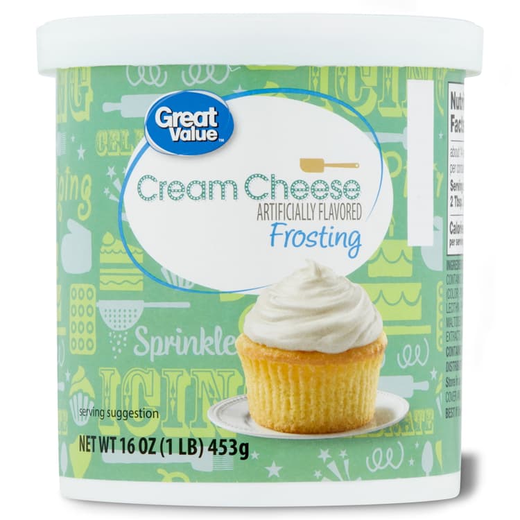Great Value Cream Cheese Frosting Tub