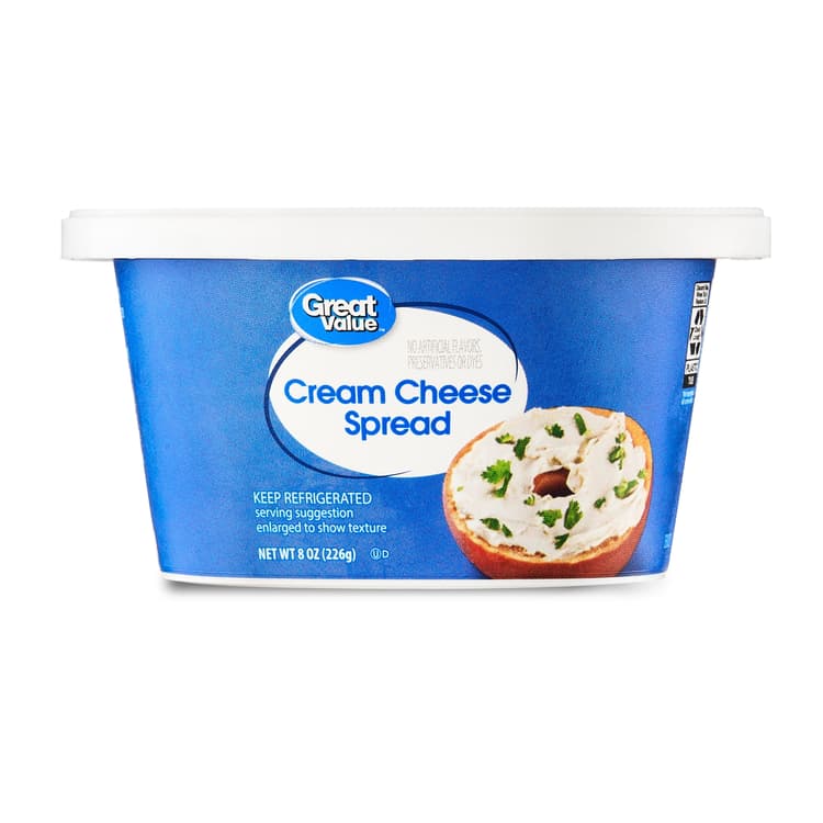 Great Value Cream Cheese Spread, Tub