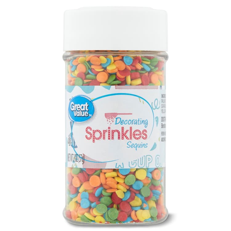 Great Value Decorating Sprinkles, Sequins