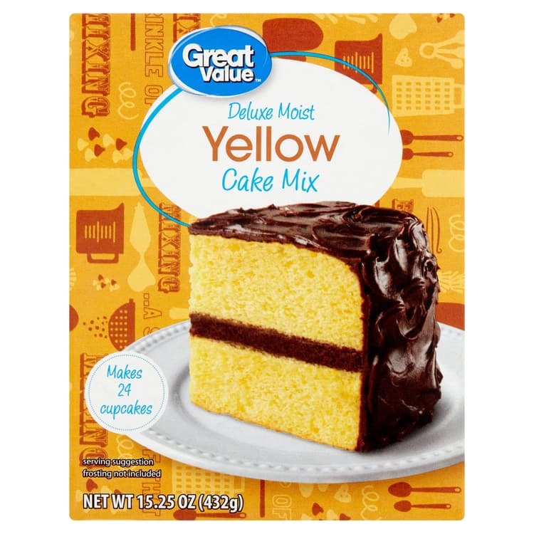 Great Value Deluxe Moist Yellow Cake Mix