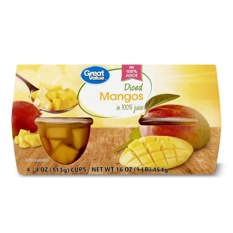 Great Value Diced Mangos