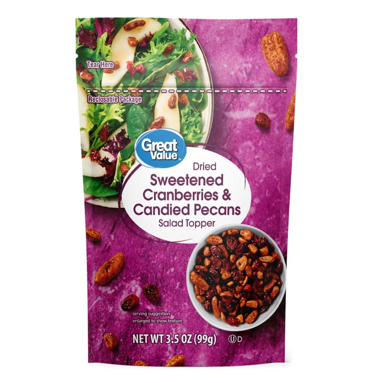 Great Value Dried Cranberries & Candied Pecans