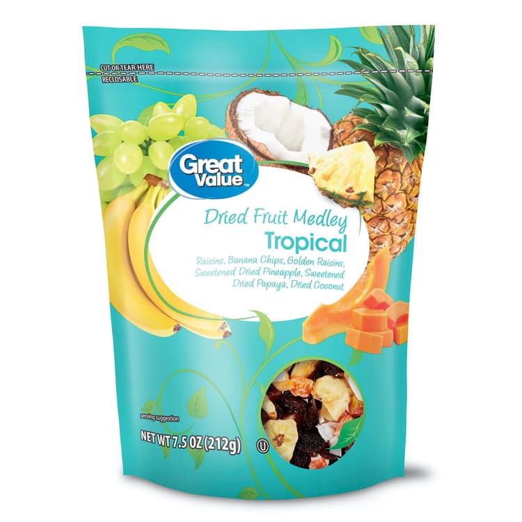 Great Value Tropical Dried Fruit Medley