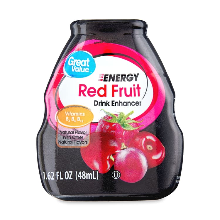 Great Value Energy Red Fruit Drink Enhancer