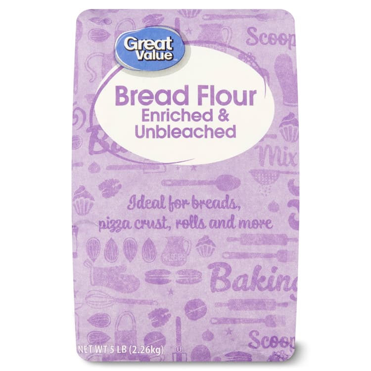 Great Value Enriched And Unbleached Bread Flour