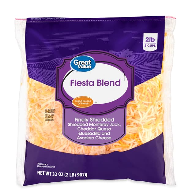 Is it GERD Friendly? Great Value Finely Shredded Fiesta Blend Cheese
