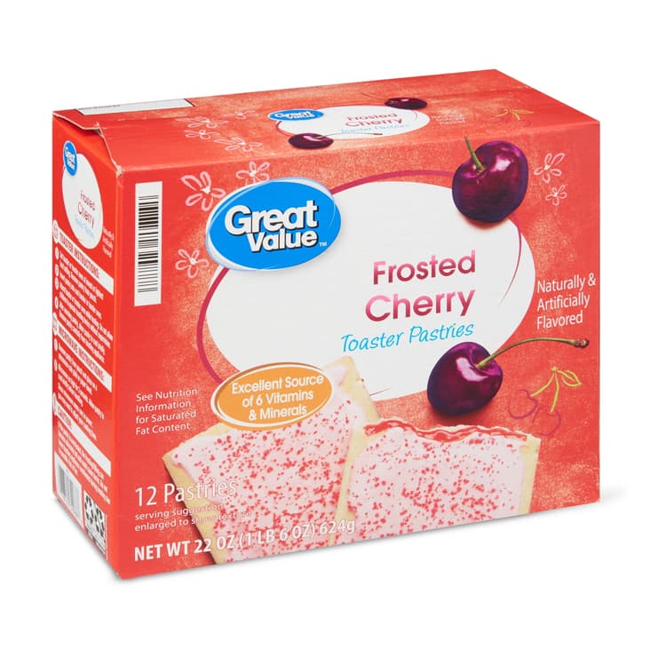 Great Value Frosted Toaster Pastries, Frosted Cherry