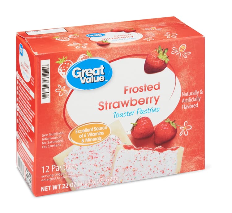 Great Value Frosted Toaster Pastries, Strawberry