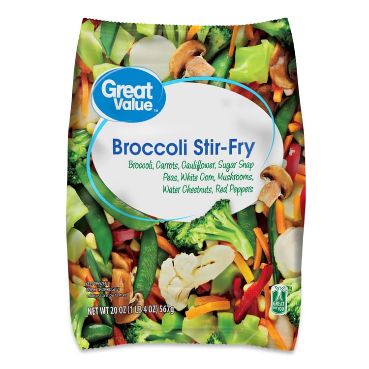 Great Value Broccoli Stir Fry, Mixed Vegetables