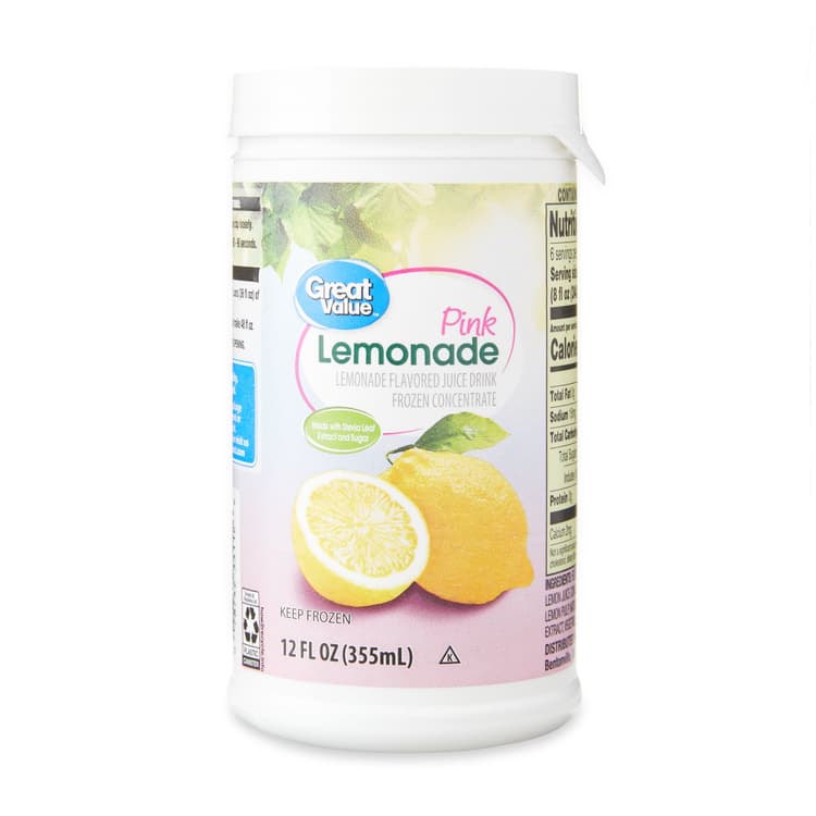 Great Value Pink Lemonade Flavored Juice Drink