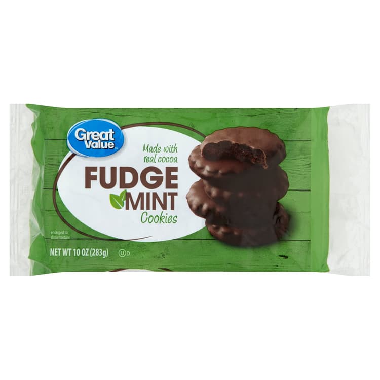 Great Value Fudge Mint Cookies