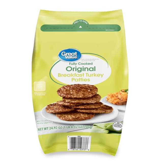 Is it Eosinophilic Esophagitis Friendly? Great Value Fully Cooked Original Breakfast Turkey Patties