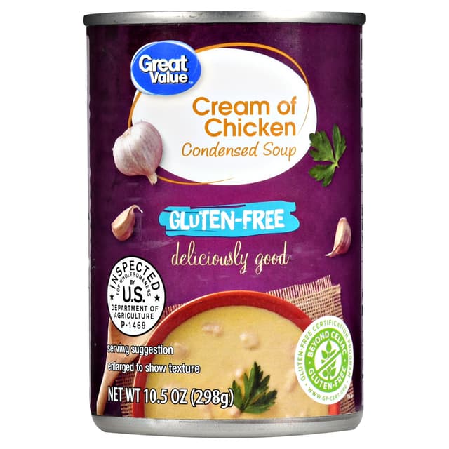 Is it Breastfeeding Friendly? Great Value Gluten Free Cream Of Chicken Condensed Soup