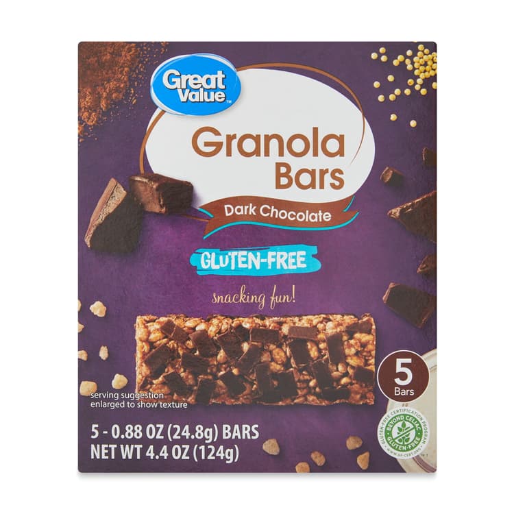 Great Value Gluten-free Dark Chocolate Granola Bars