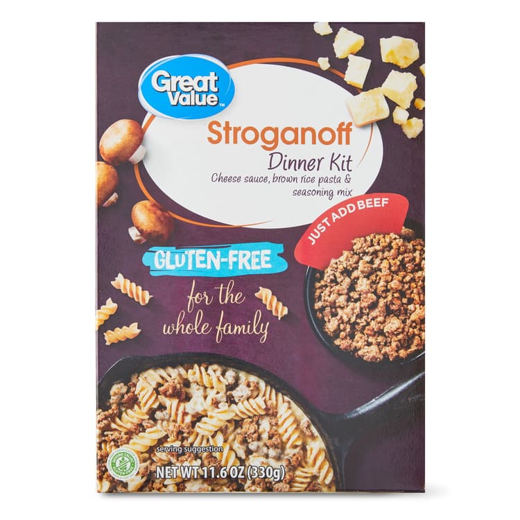 Great Value Gluten Free Stroganoff Dinner Kit