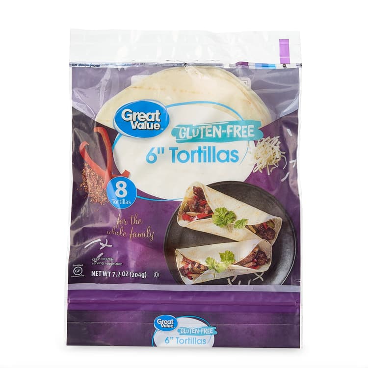 Great Value Gluten Free Tortillas, 6"