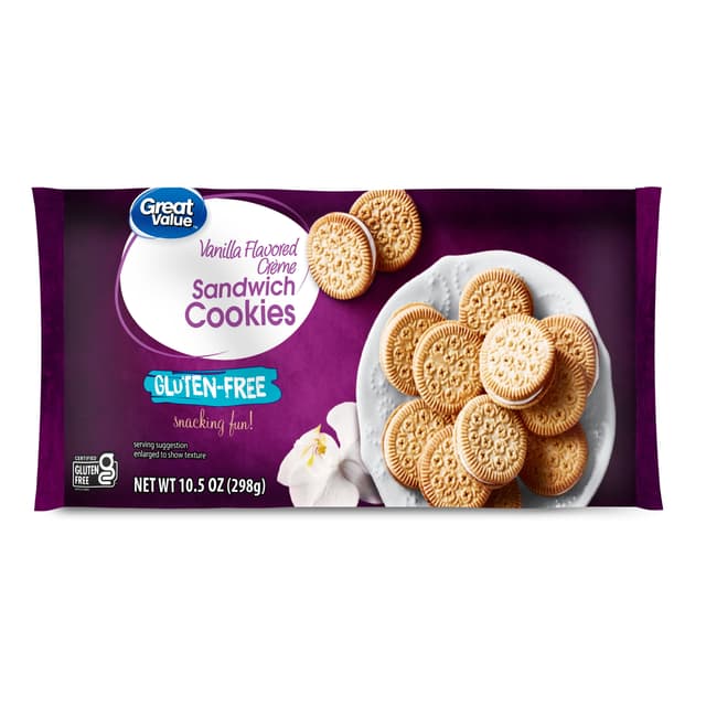 Is it Low Iodine? Great Value Gluten-free Vanilla Creme Sandwich Cookies