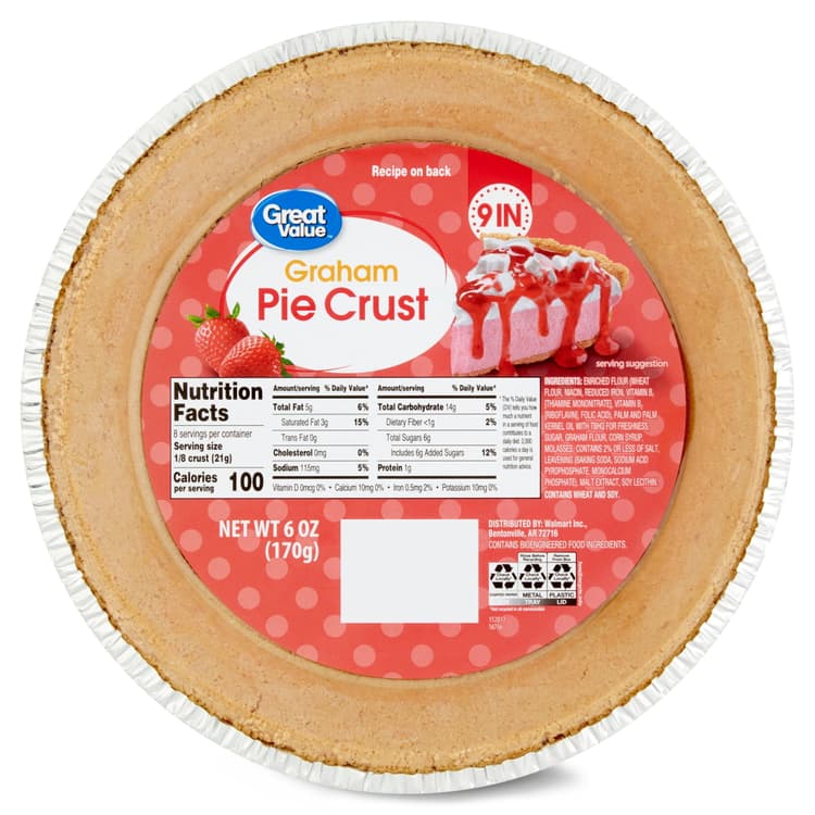 Great Value Graham 9" Pie Crust