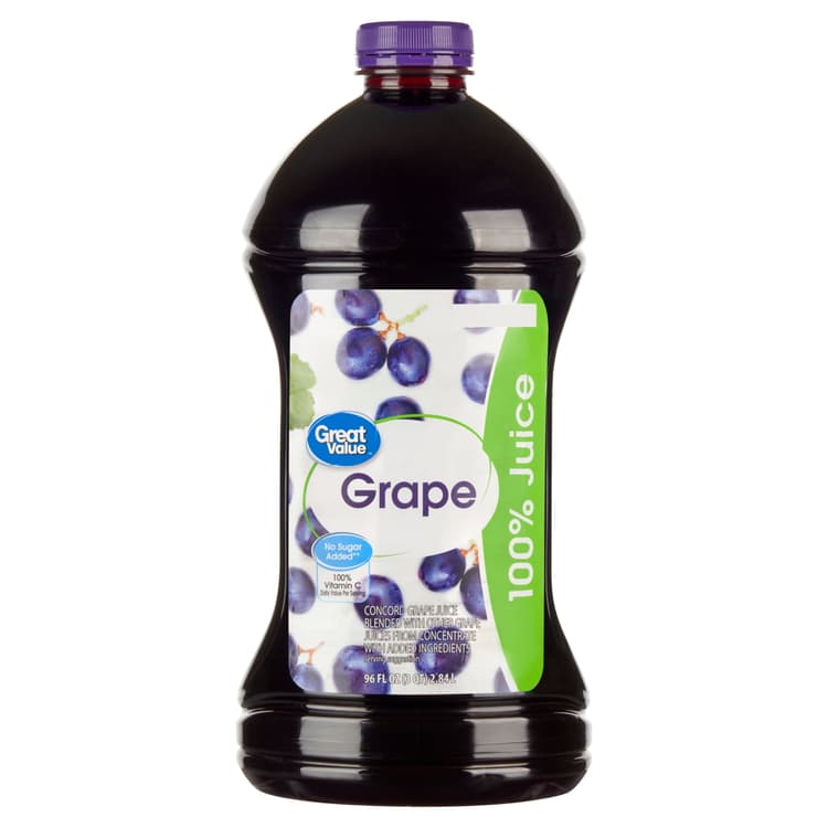 Great Value Grape 100% Juice