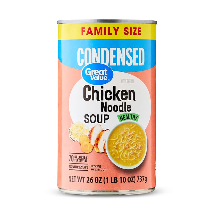 Great Value Healthy Chicken Noodle Condensed Soup Family Size