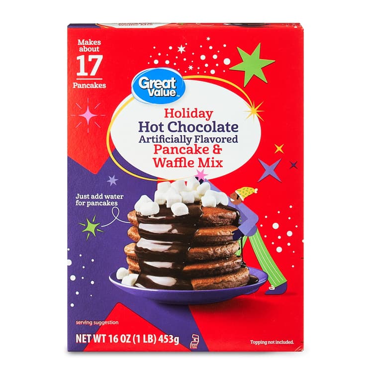 Great Value Complete Hot Chocolate Pancake And Waffle Mix