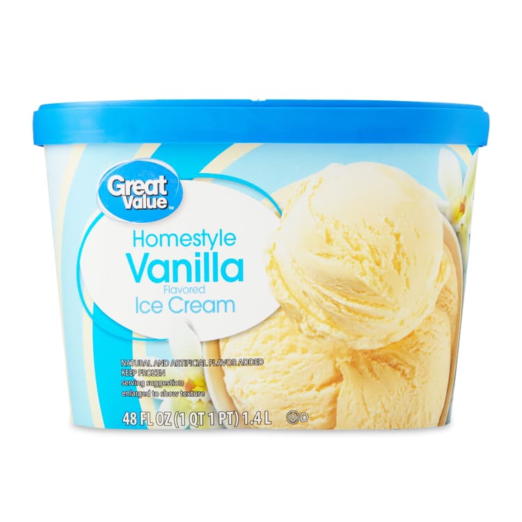 Great Value Homestyle Vanilla Flavored Ice Cream