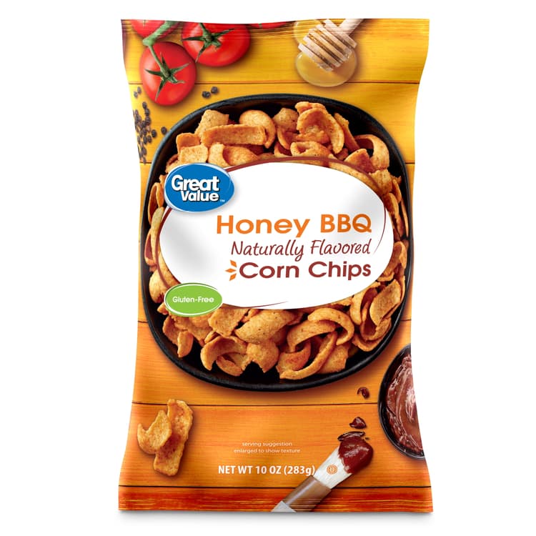 Great Value Honey Barbeque Corn Chips